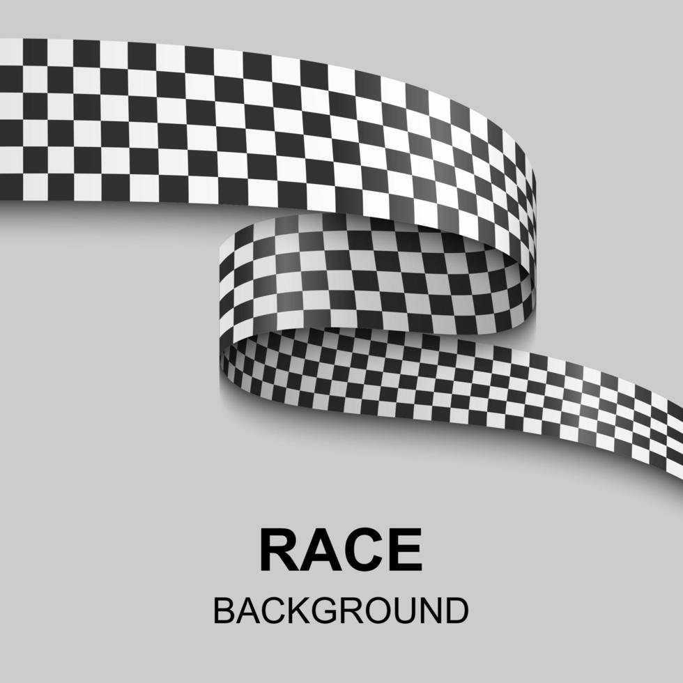 Checkered flag background . Vector illustration