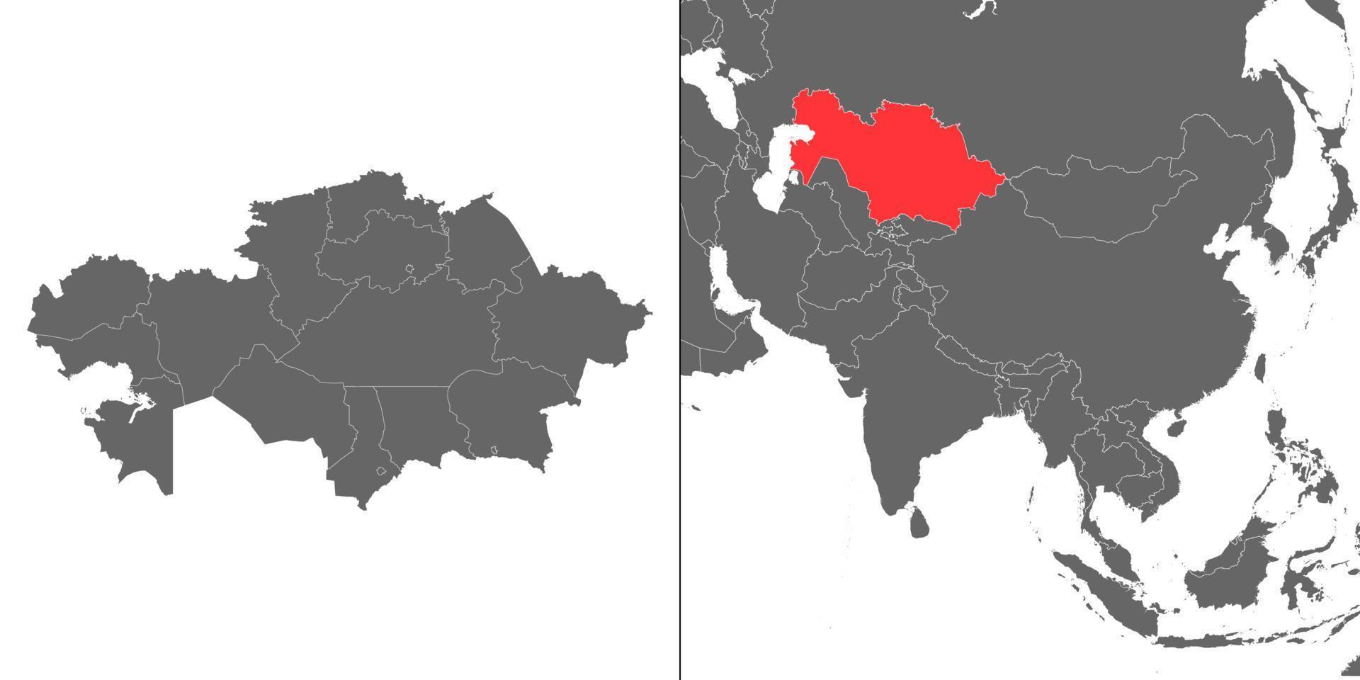 mapa con ubicación vector