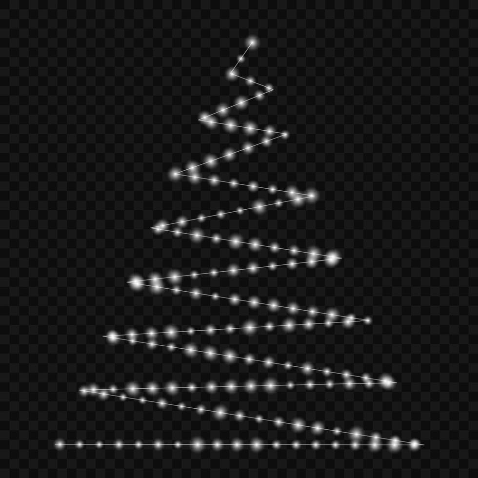 lights on christmas tree 8363948 Vector Art at Vecteezy