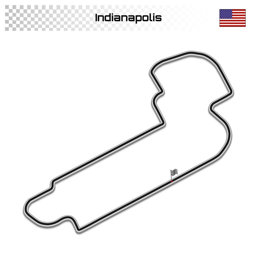 circuit for motorsport and autosport vector