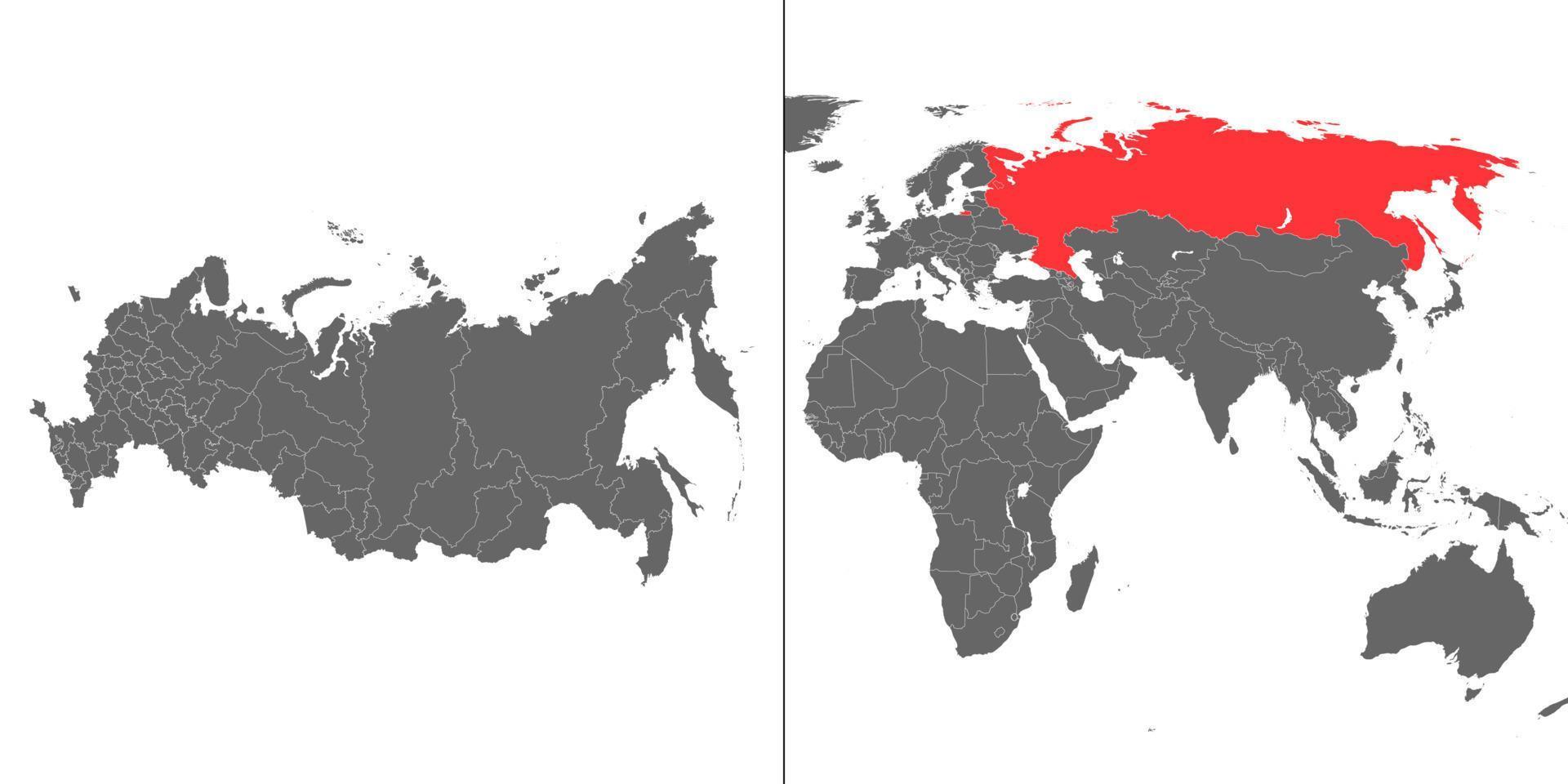 mapa con ubicación vector