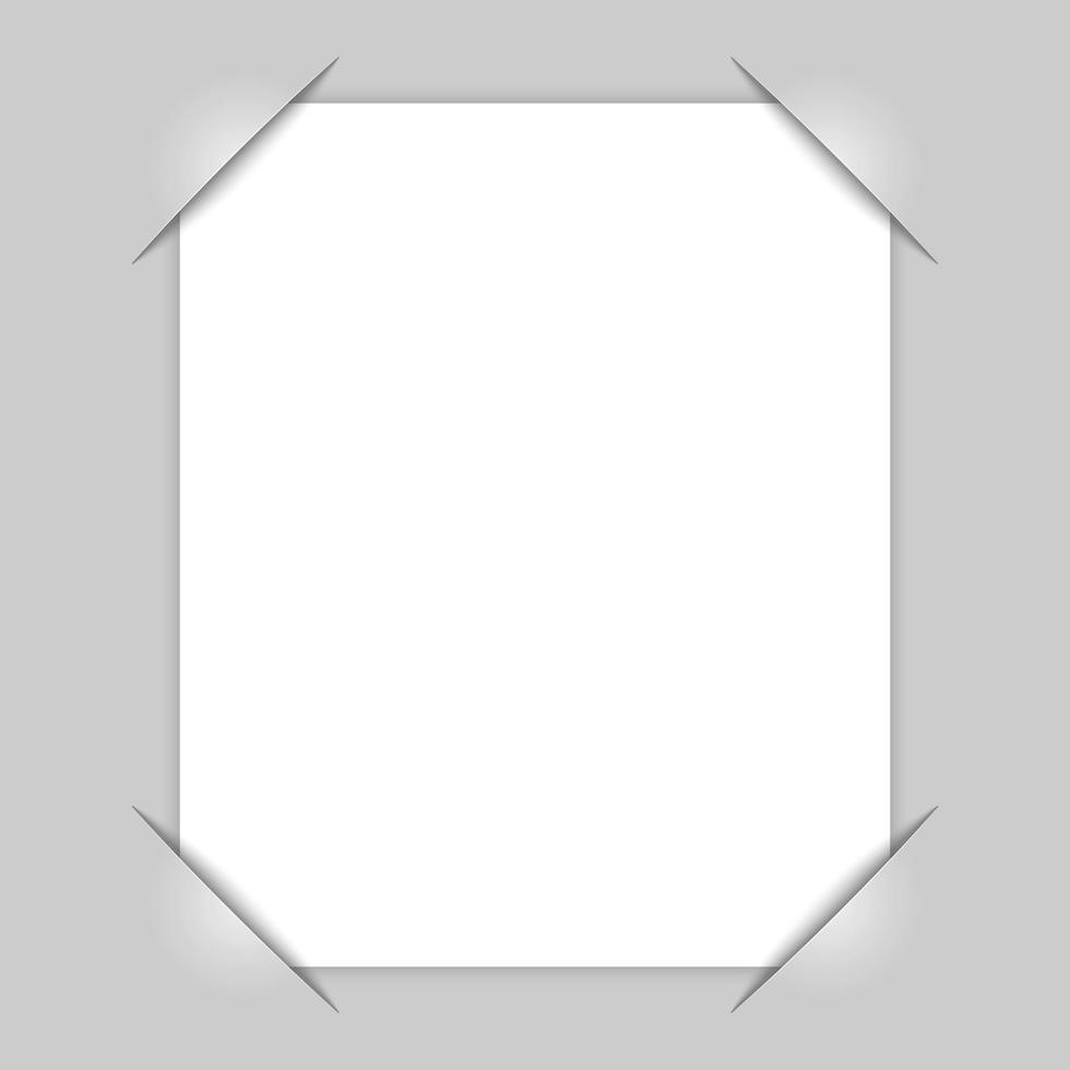 photo frame corners vector