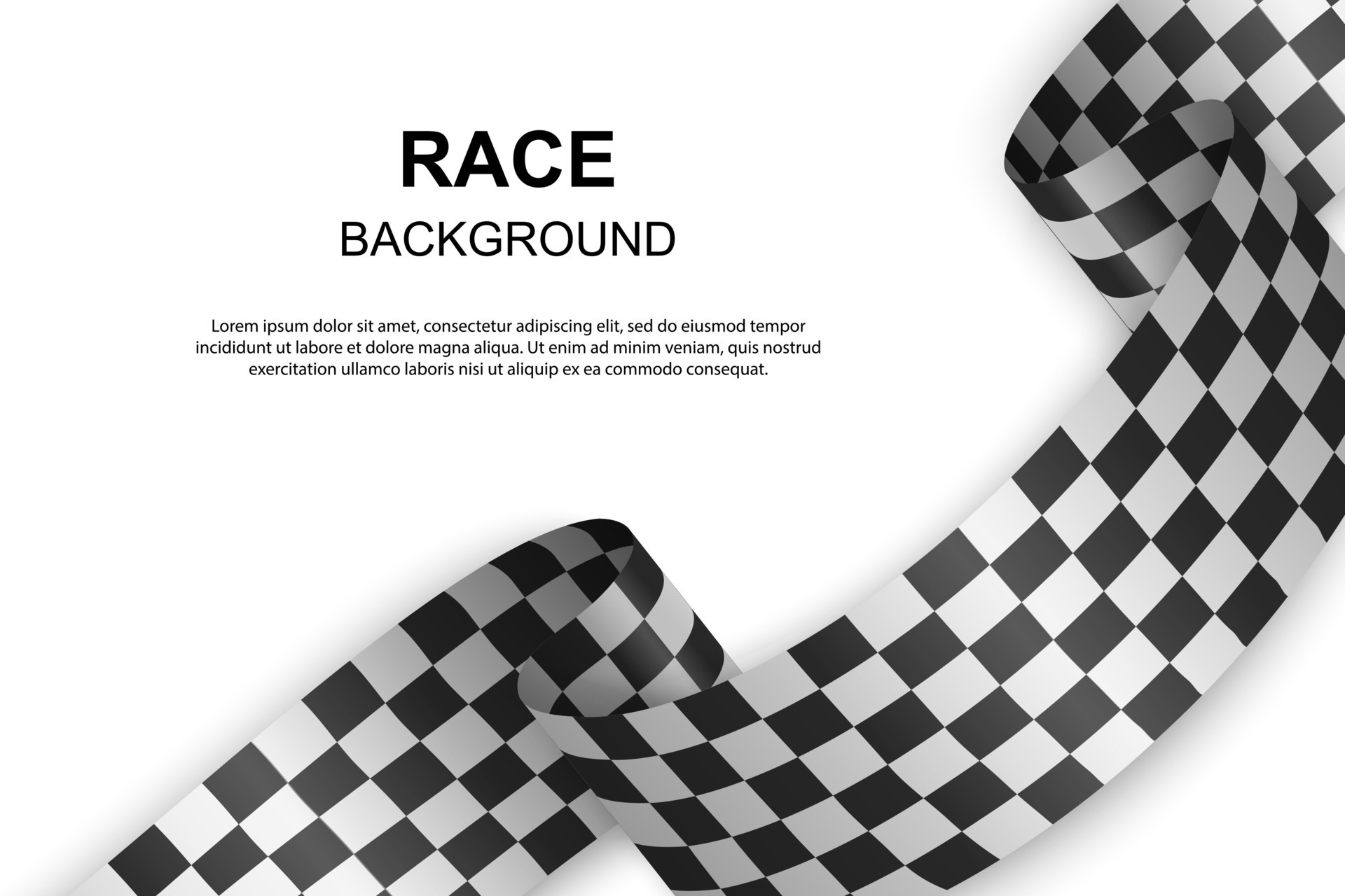fondo de bandera a cuadros. ilustración vectorial 8364522 Vector en ... Repeating Checkered Flag Background