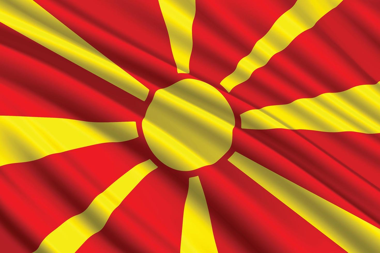 waving flag background vector