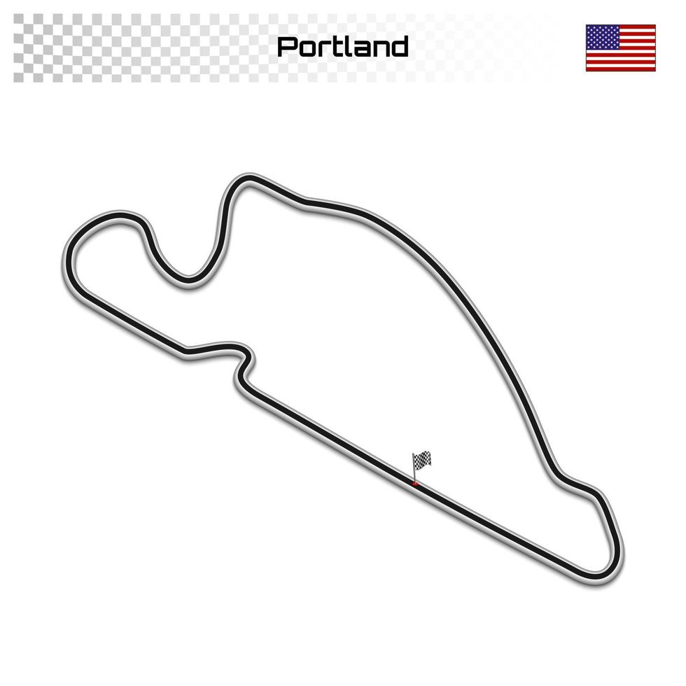 circuit for motorsport and autosport vector