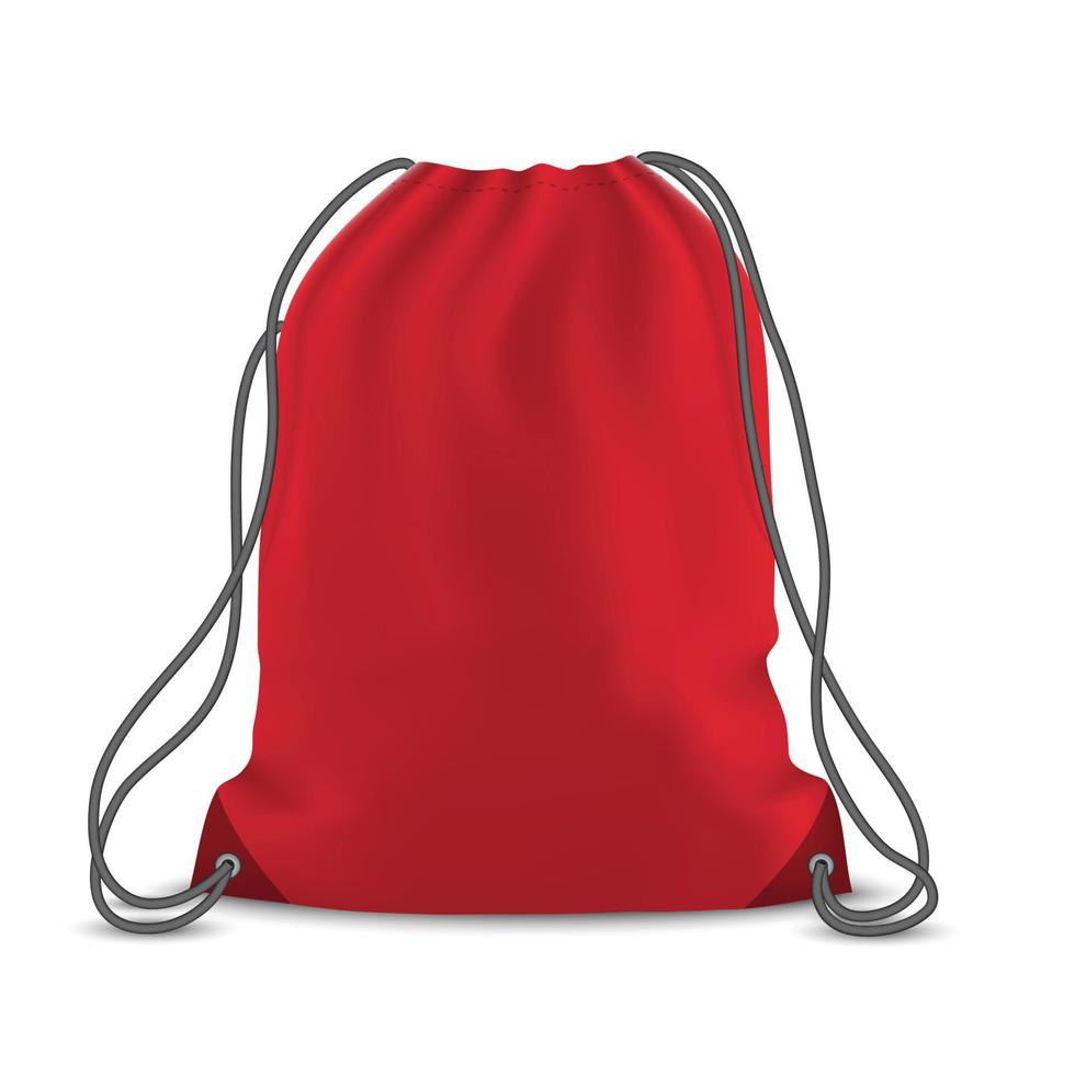 Backpack bag isolated vector