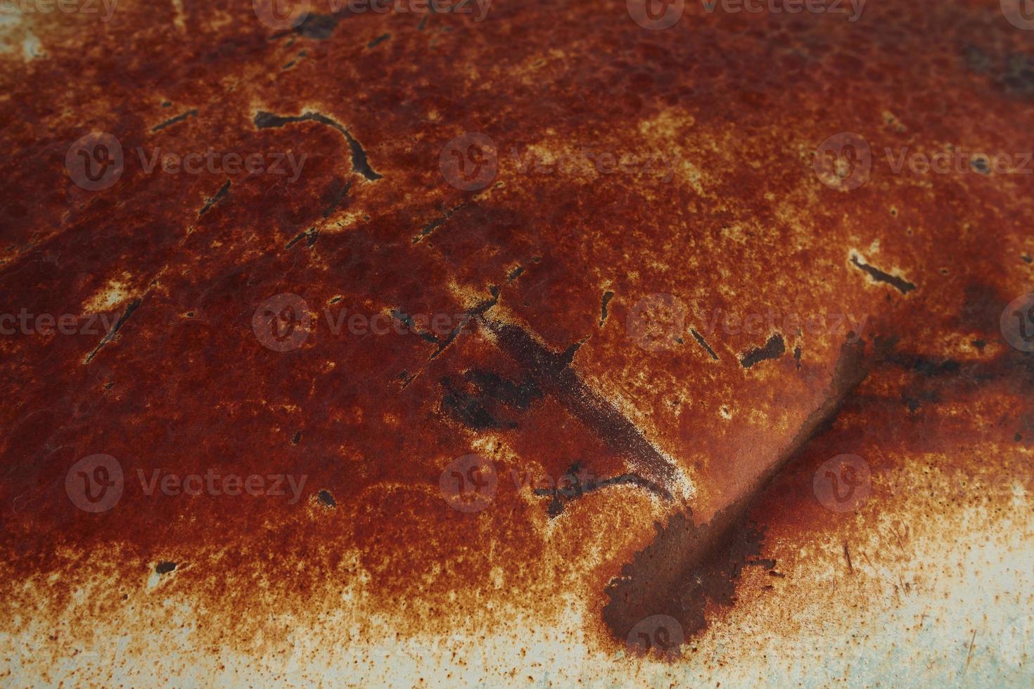 Close up view of rusty surface photo