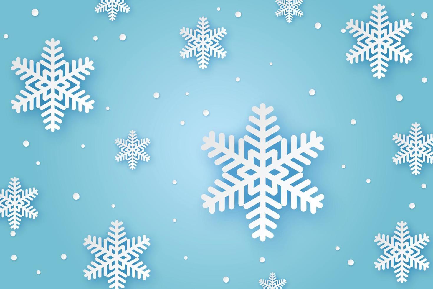 Winter Paper background vector