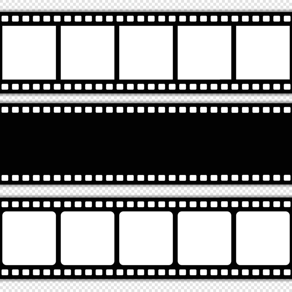 Film strip Template vector