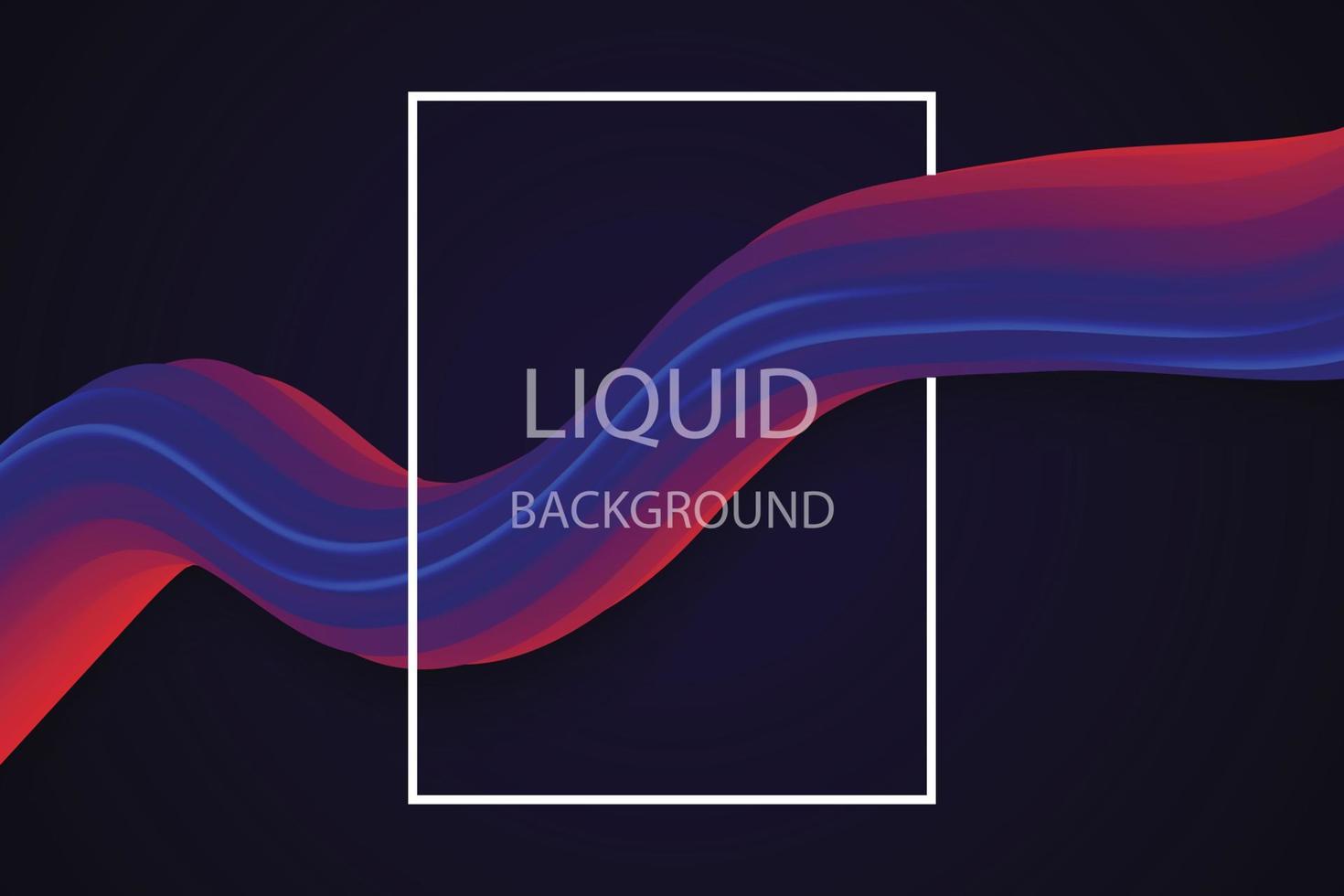 Liquid wave background vector