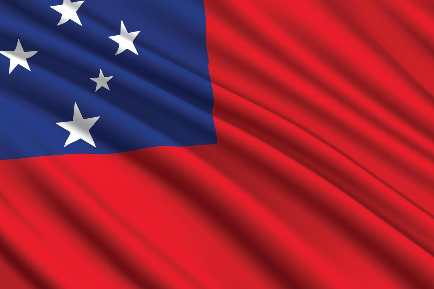 waving flag background vector