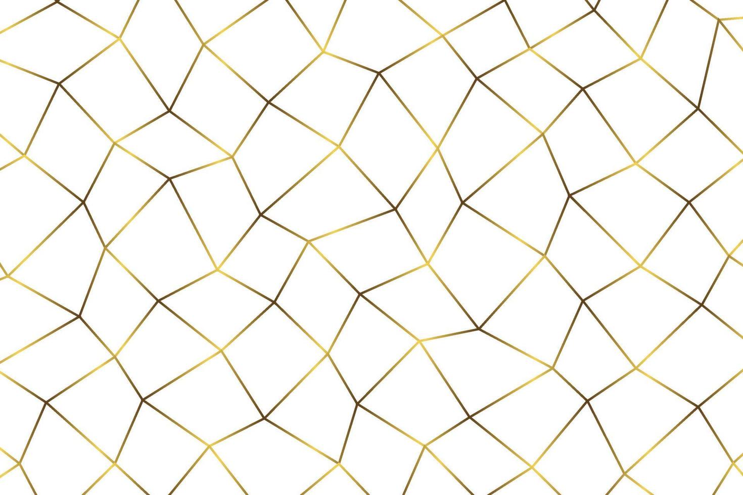 Golden geometric abstract pattern. vector