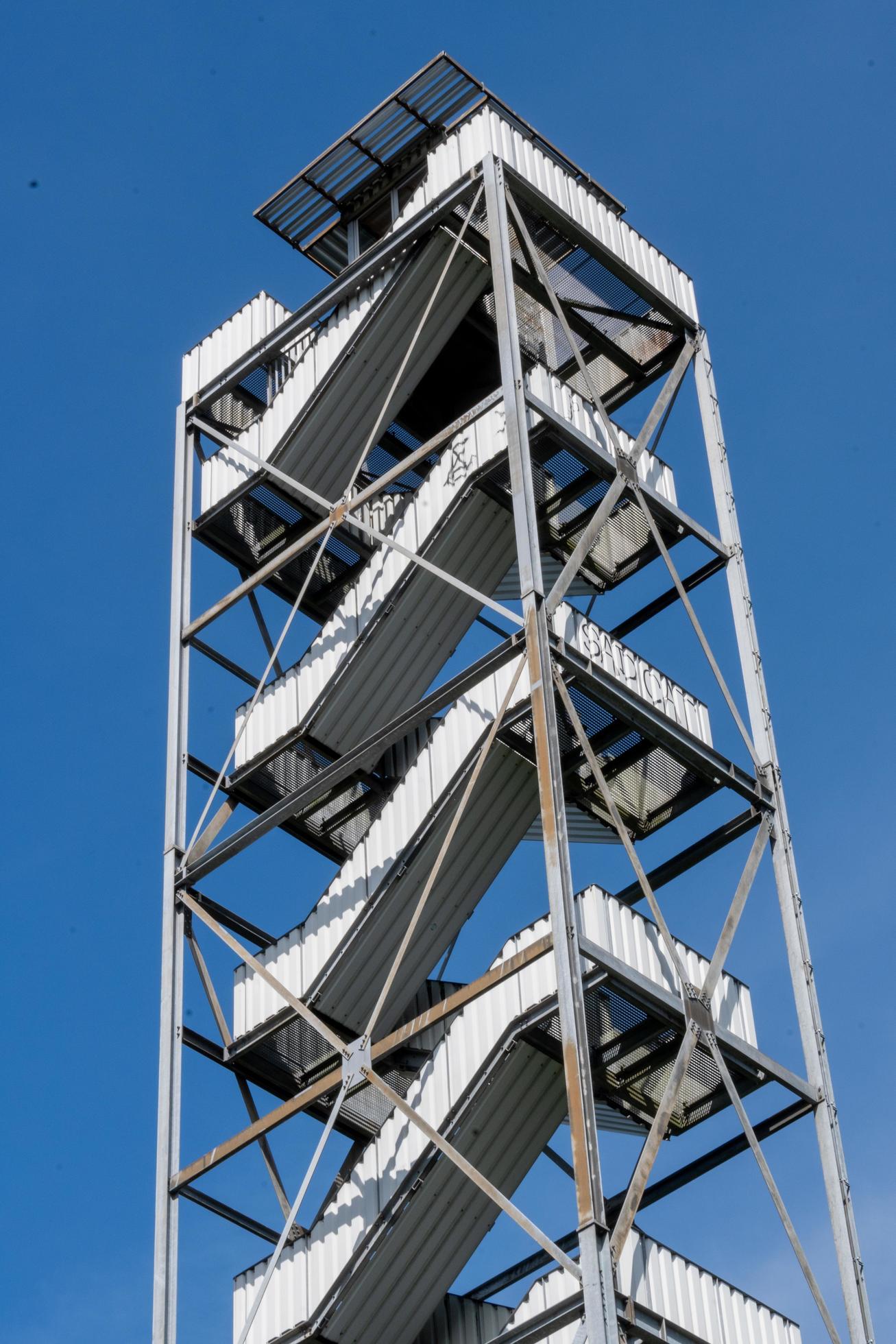 Haltern,Germany,2022 Shot of a Fire watch tower 8368274 Stock Photo
