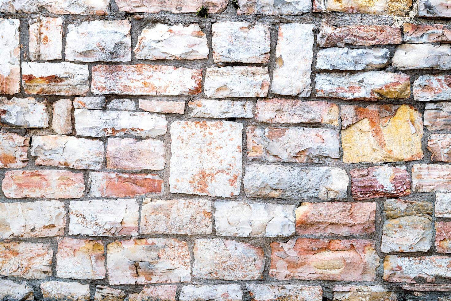 Background with a texture of a stone wall. photo