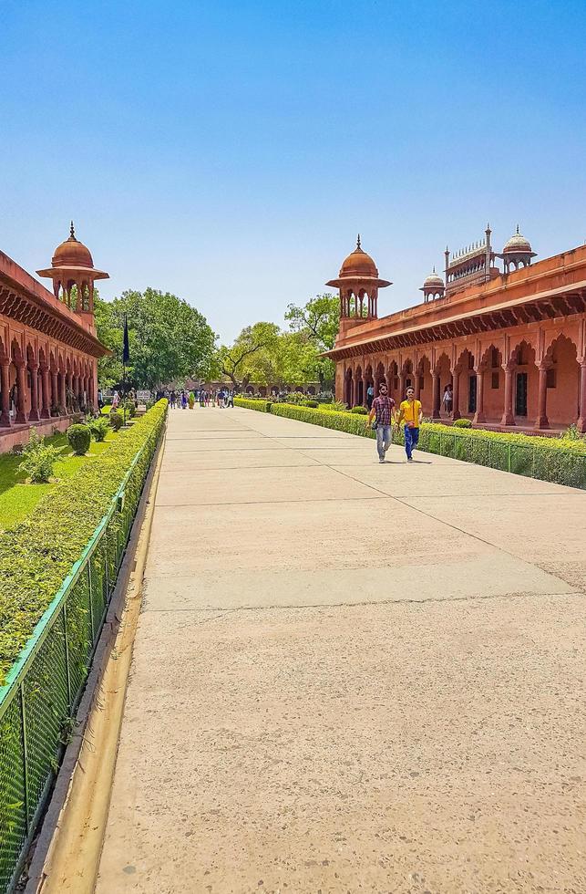 Agra Uttar Pradesh India 2018 Taj Mahal Great Gate entrance architecture Agra Uttar Pradesh India. photo