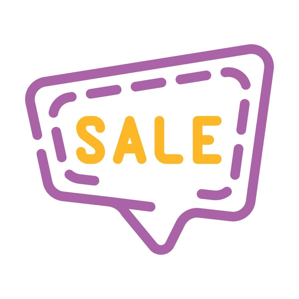 quote frame sale color icon vector illustration 8369093 Vector Art at