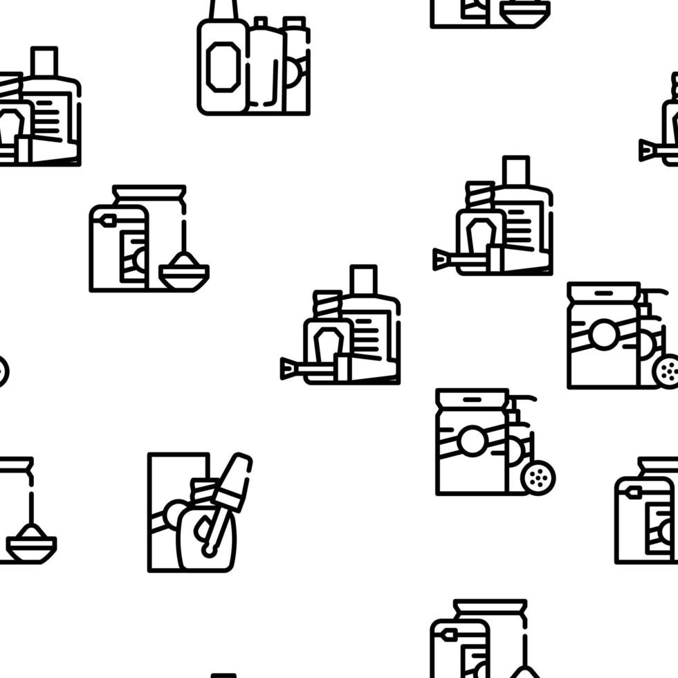 Beauty Products Makeup Vector Seamless Pattern