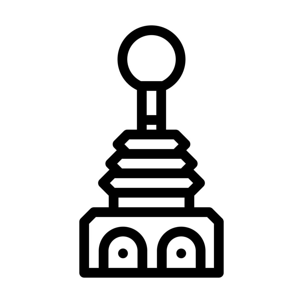 liquid flow switch mechanism line icon vector illustration