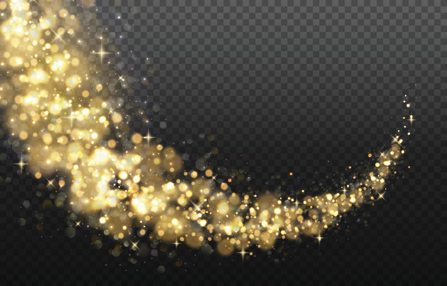 fondo de brillo de onda brillante dorado brillante vector