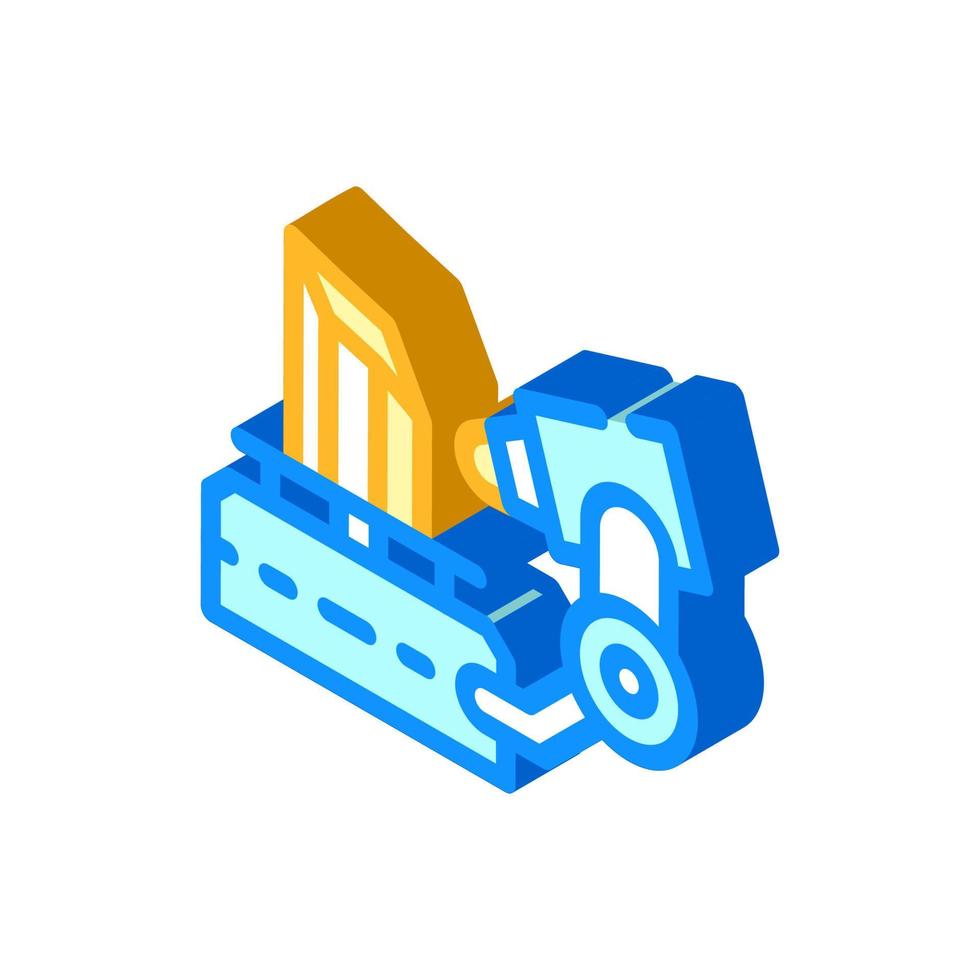 3d scanner isometric icon vector illustration color