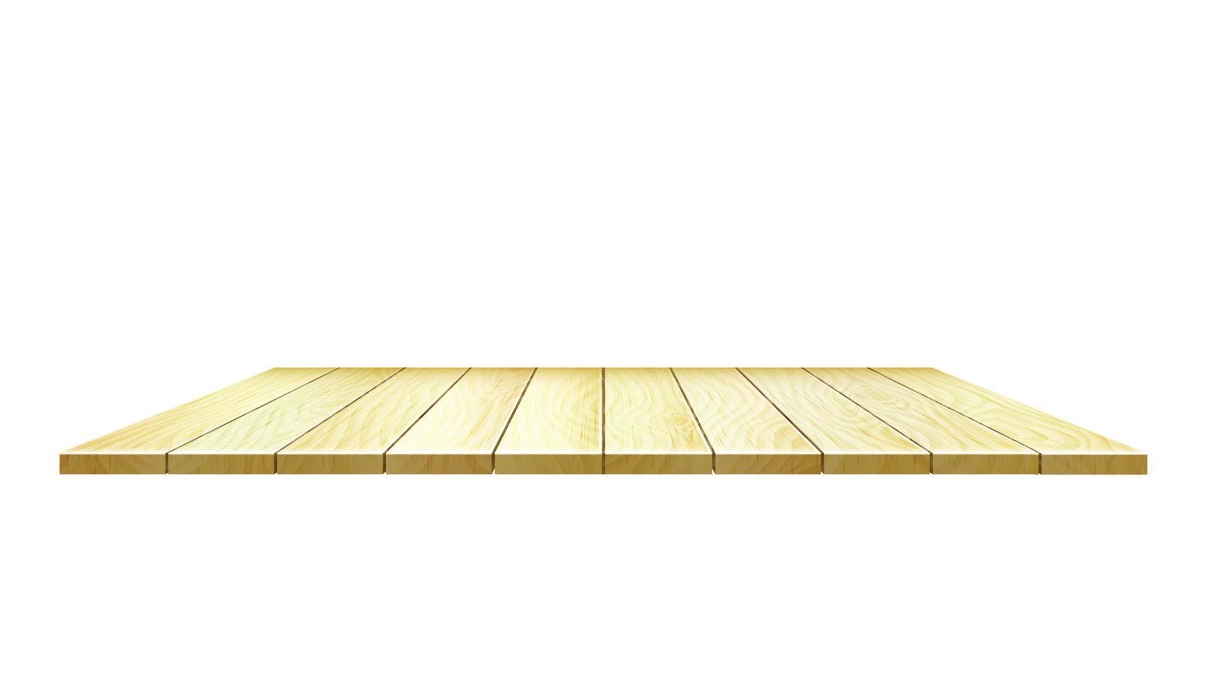 Wooden Stand Floor Surface Of Theater Scene Vector