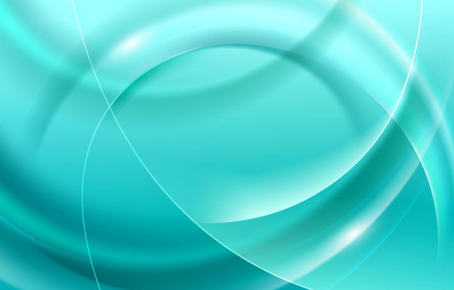 Mint Green Wave Abtract Background vector