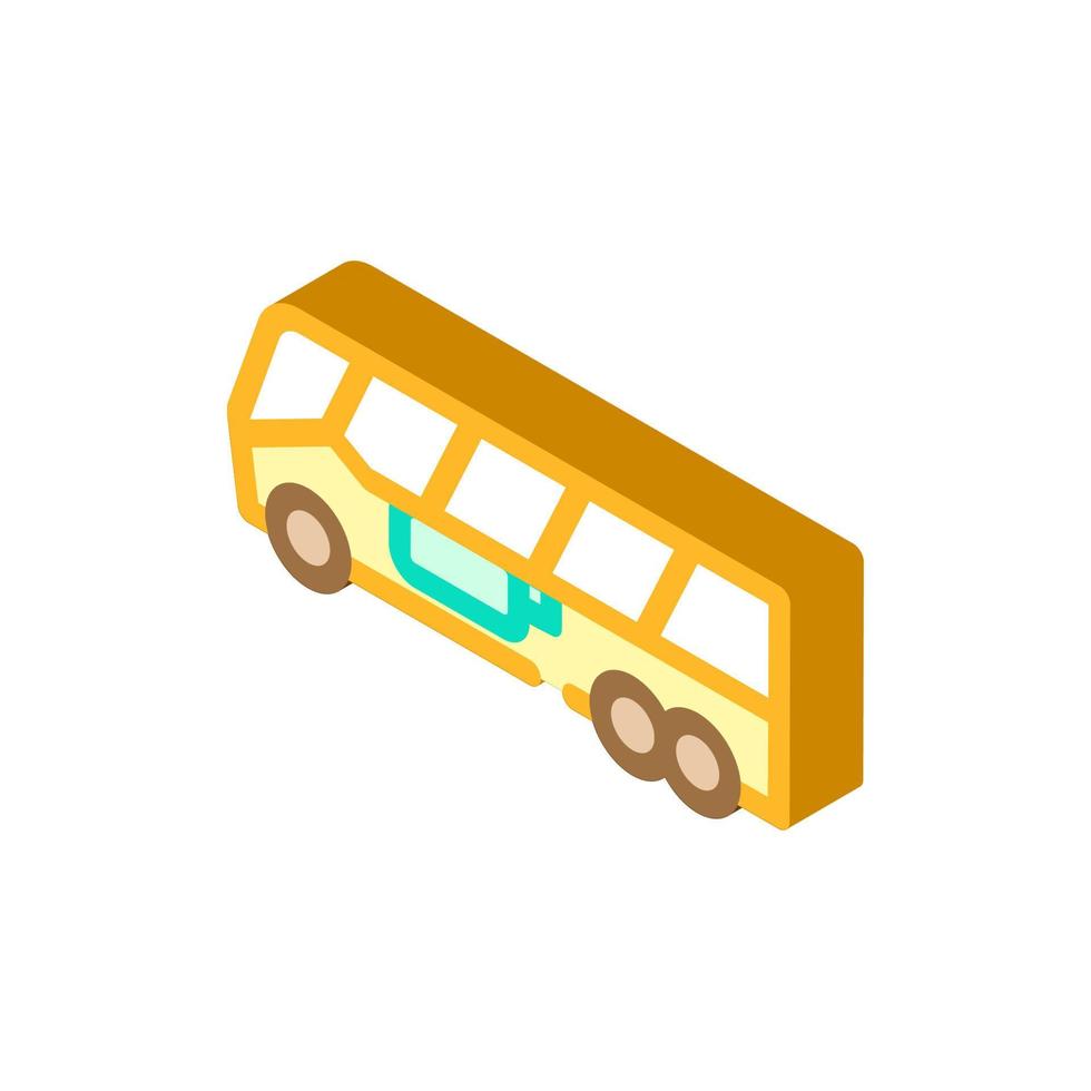 gas biogas bus isometric icon vector illustration