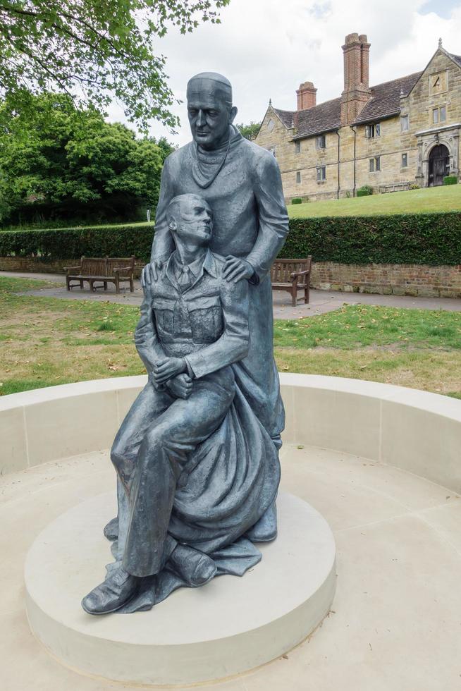 East Grinstead, West Sussex, UK, 2014. McIndoe Memorial in East Grinstead on June 13, 2014 photo