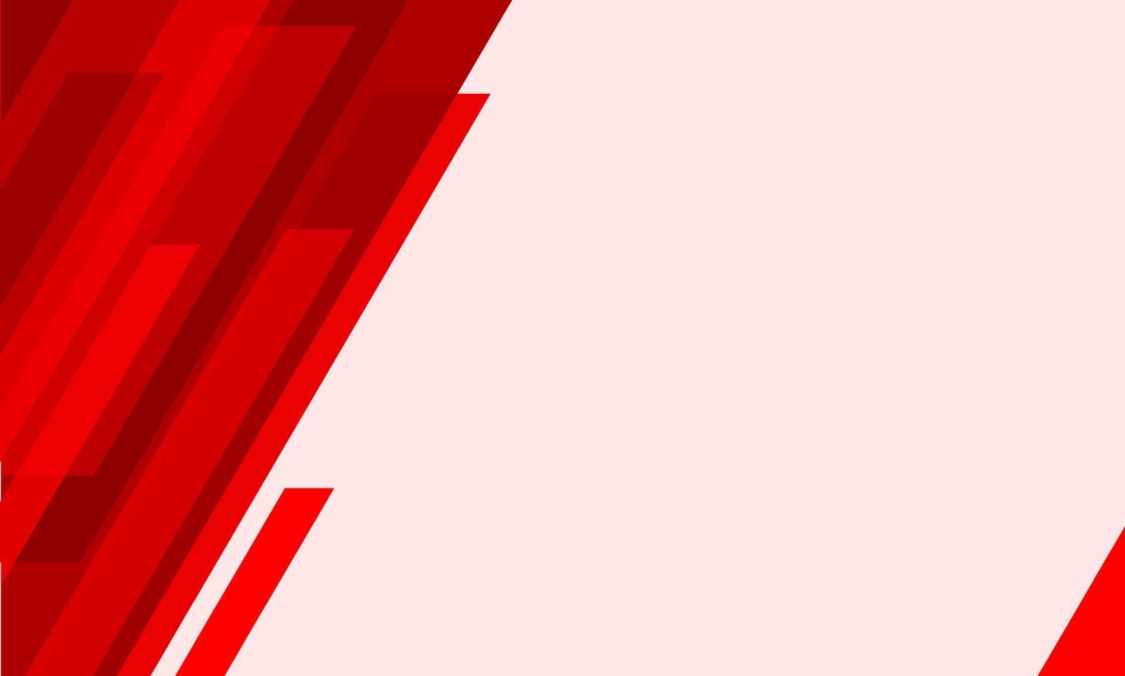 diseño de fondo moderno abstracto. fondo rojo con formas geométricas. vector de líneas abstractas. ilustración con espacio para texto. cartel, volante, tarjeta, diseño de plantilla de banner