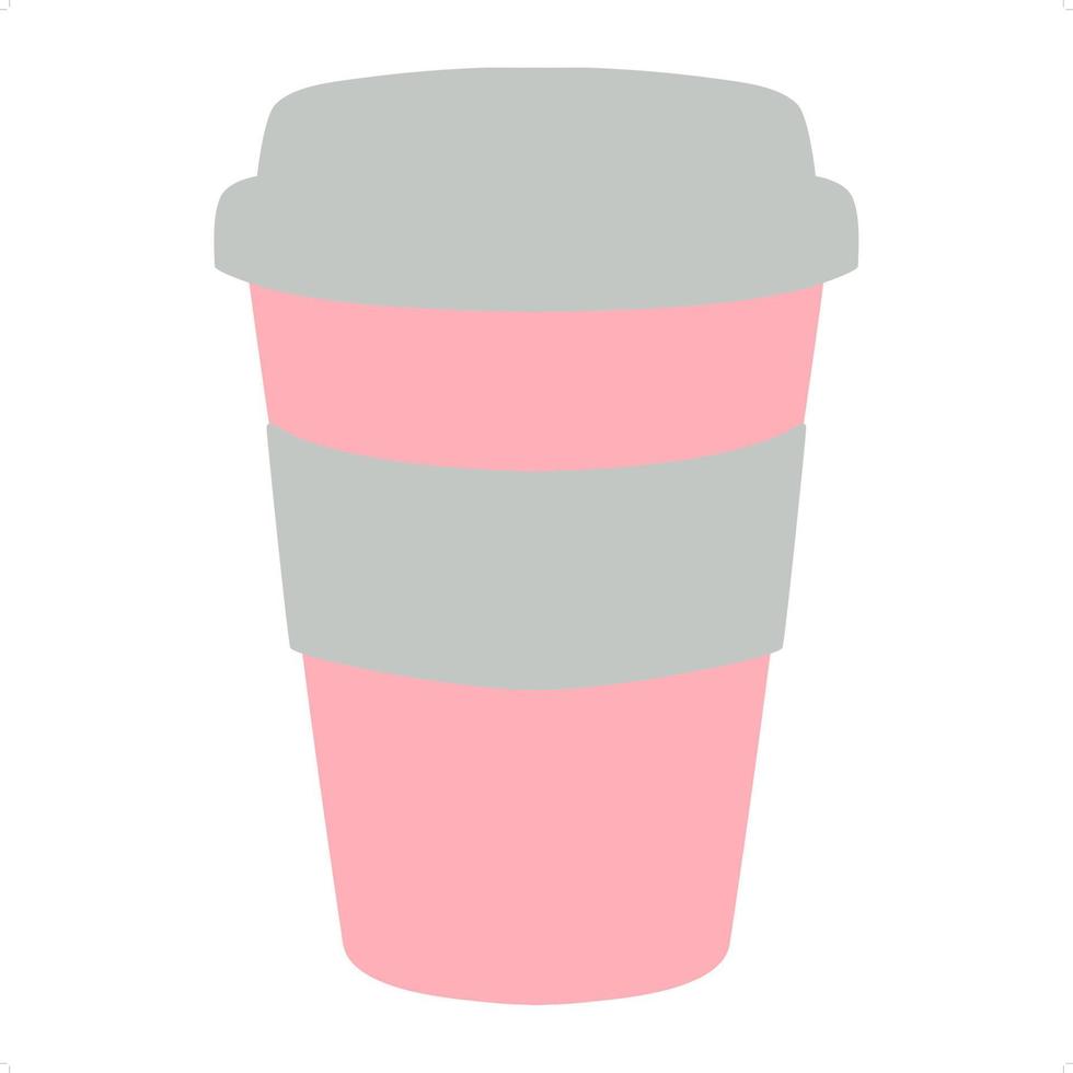 take out coffee cup vector