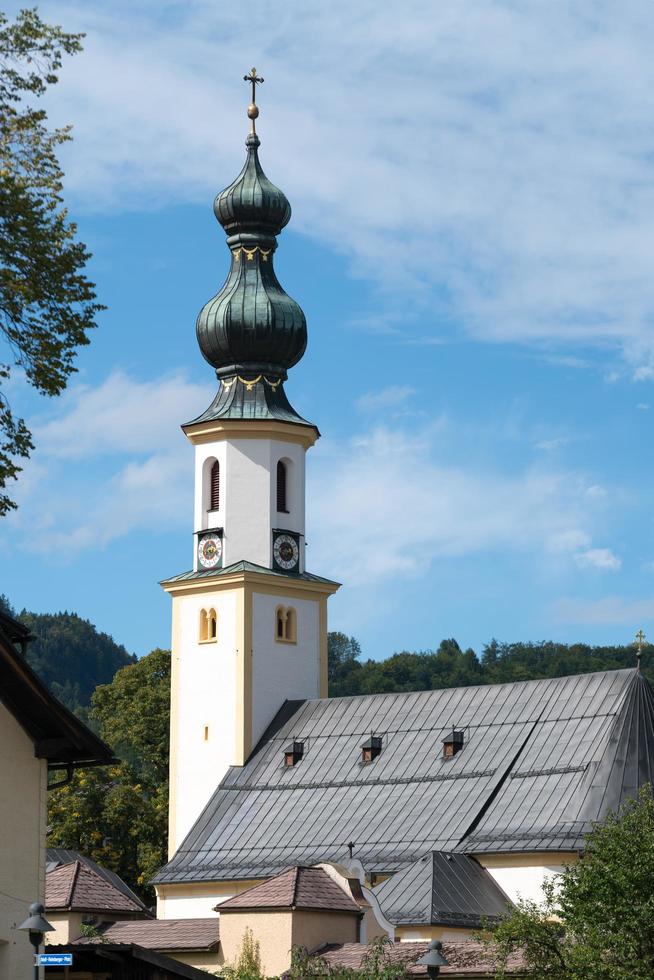 St Gilgen, Austria, 2017. Church of Saint Giles in St Gilgen photo