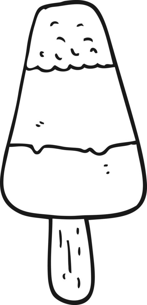 cartoon ice lolly vector