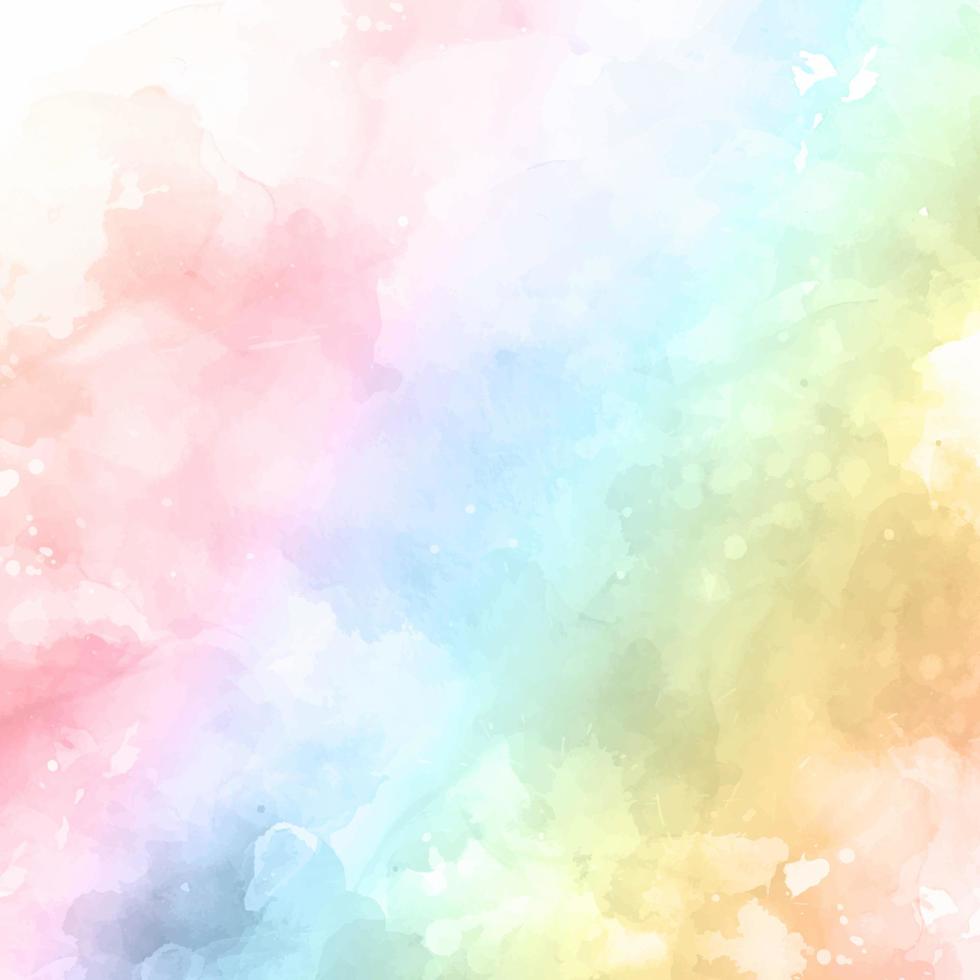 pastel coloured watercolour texture background vector