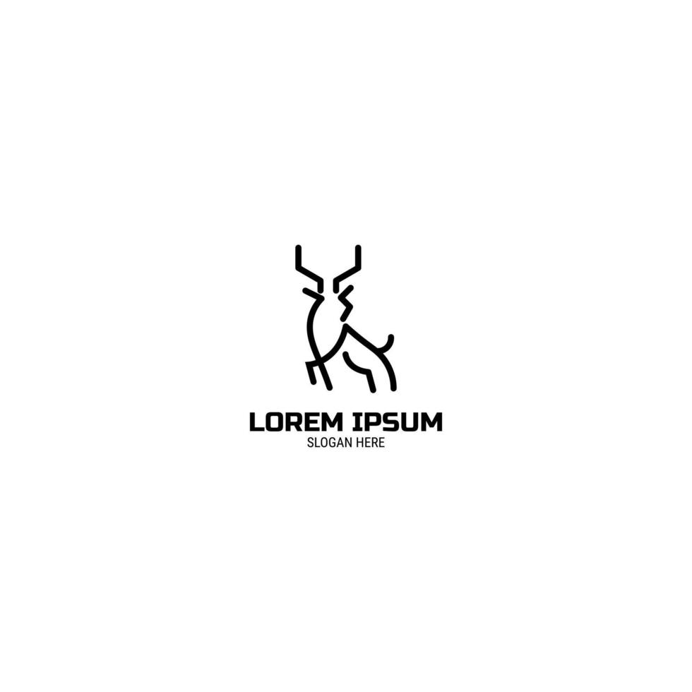 Deer Logo Design vector