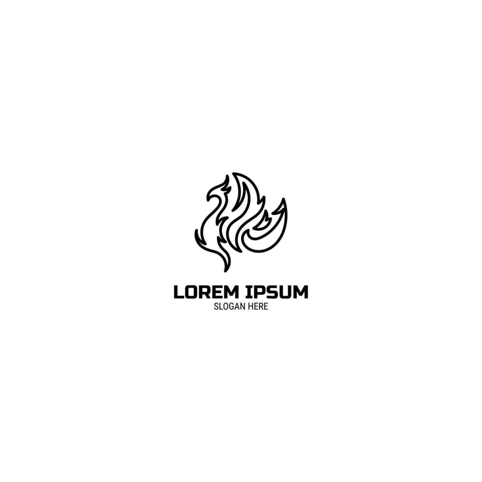 Phoenix Logo Design vector