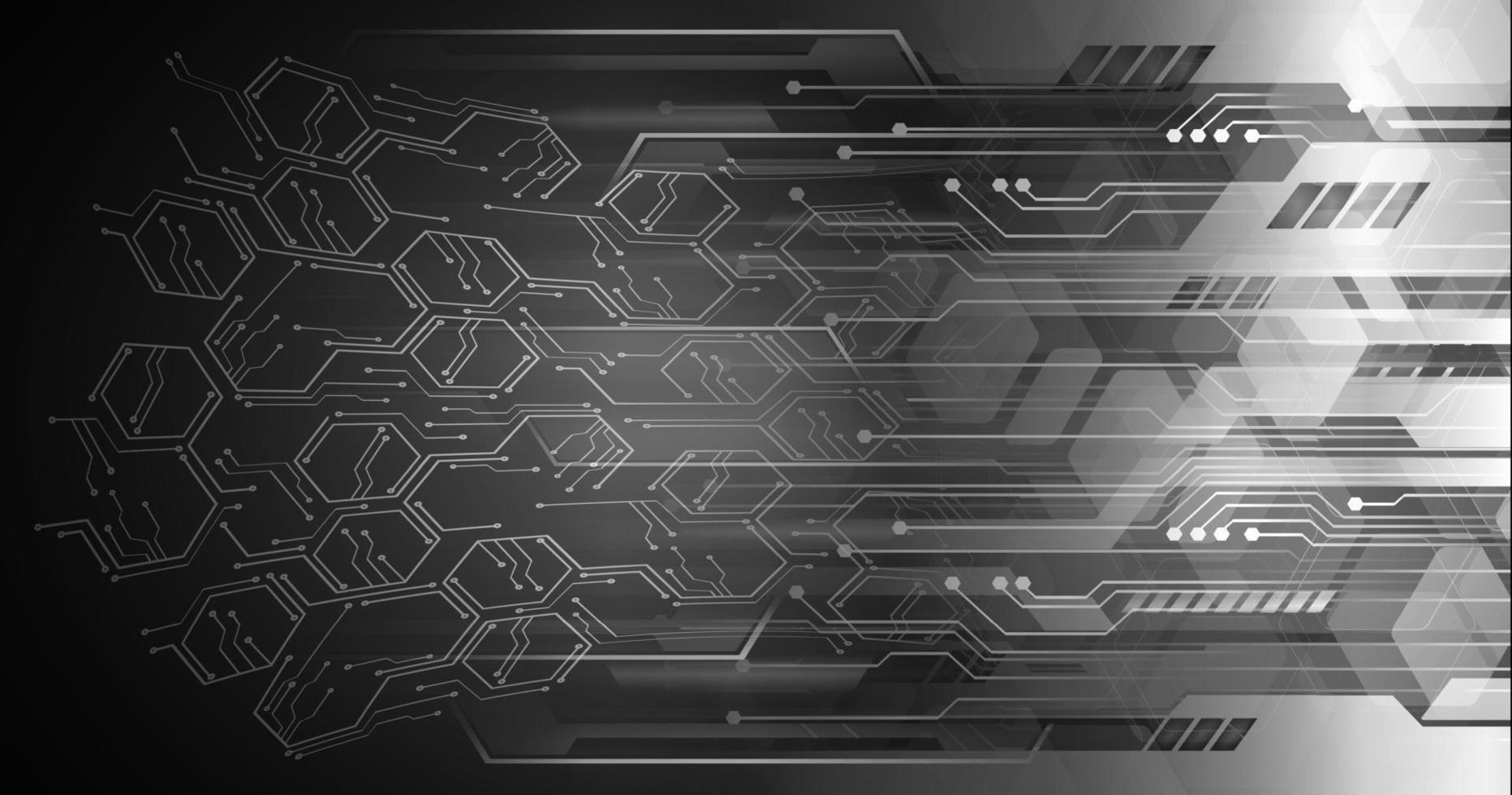 cyber circuit future technology concept background vector