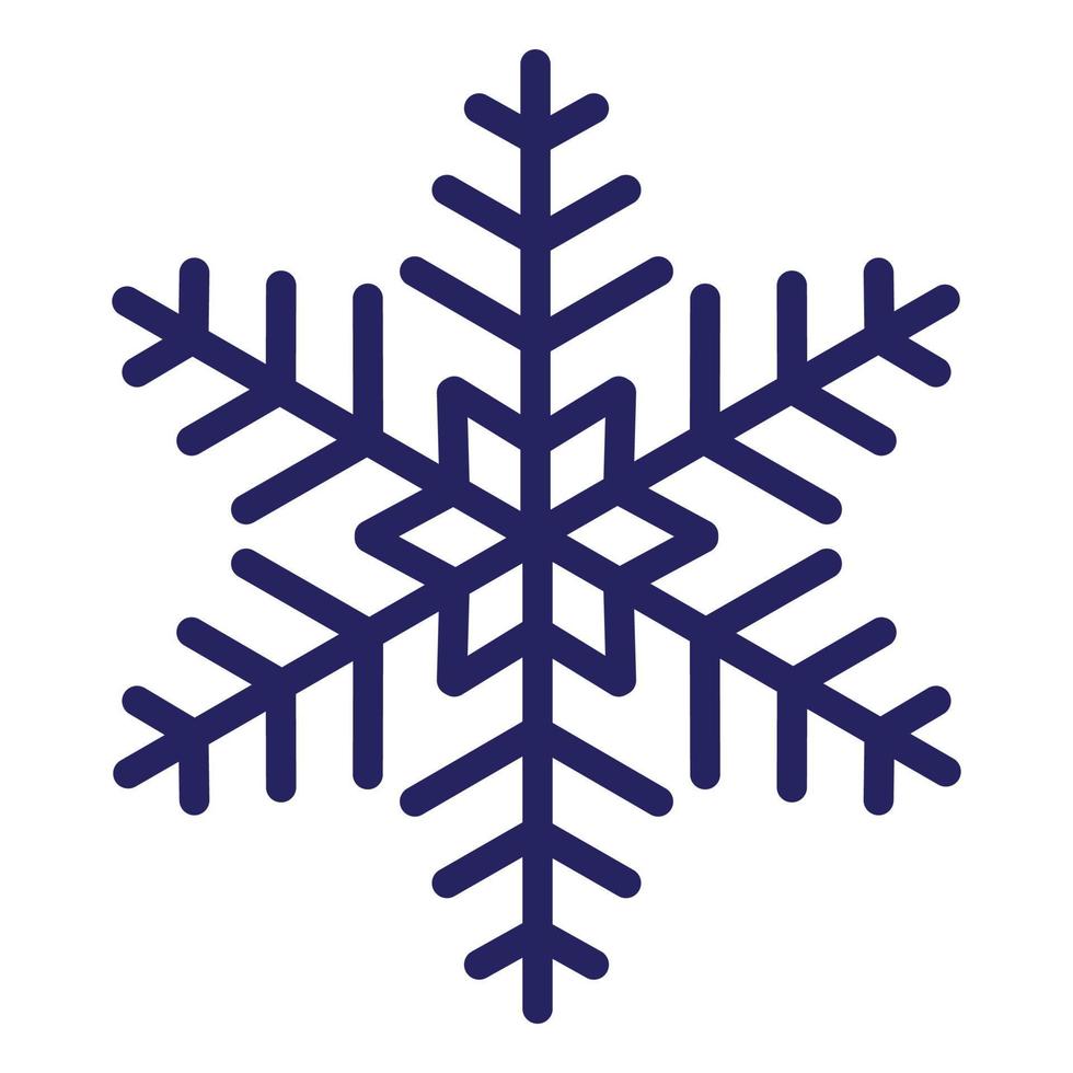 Snowflake icon vector