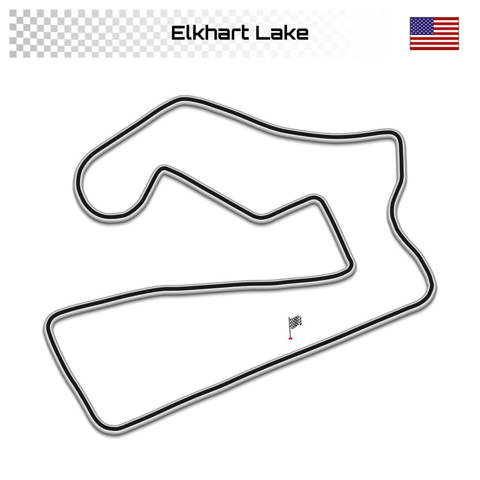 circuit for motorsport and autosport vector