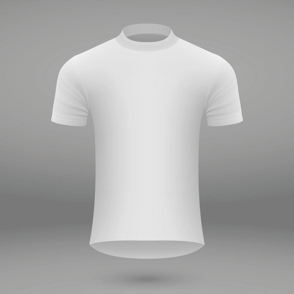 shirt template for jersey. vector