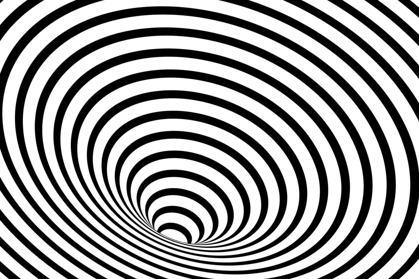 striped geometric spiral vector