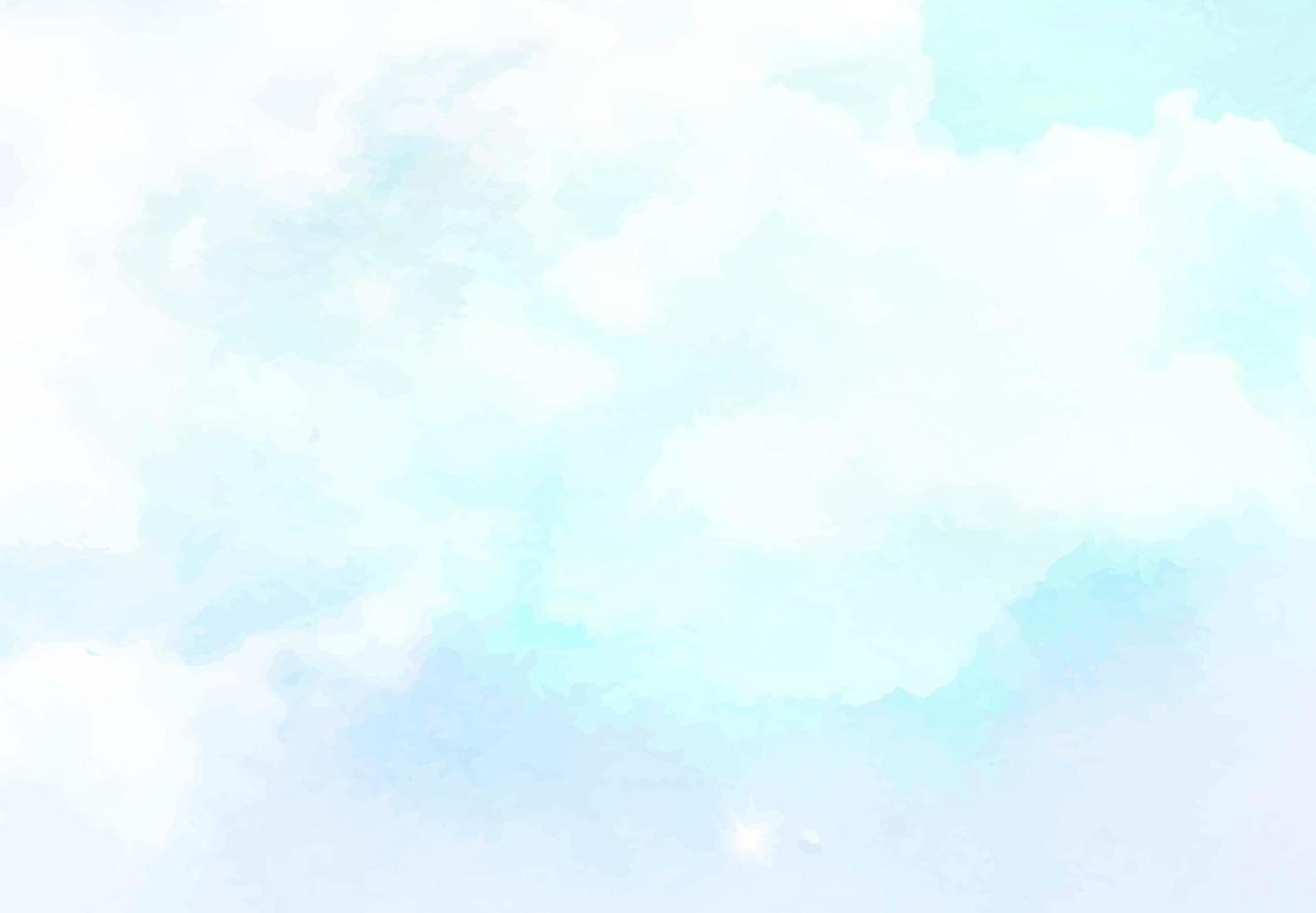 Sugar cotton blue clouds vector design background. Fluffy sky texture. Elegant pastel decoration backdrop, trendy wallpaper