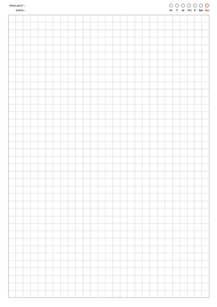 A4 standard Blank form grid table paper on white background 8376798
