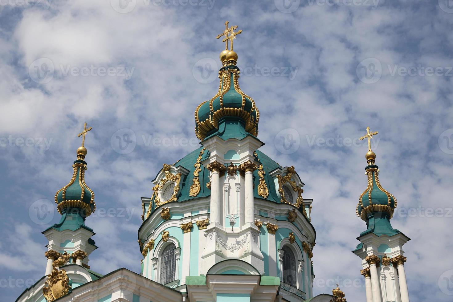 St Andrews Church in Kiev, Ukraine photo