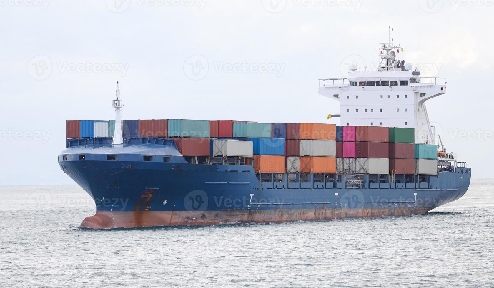 Container Ship in Sea photo