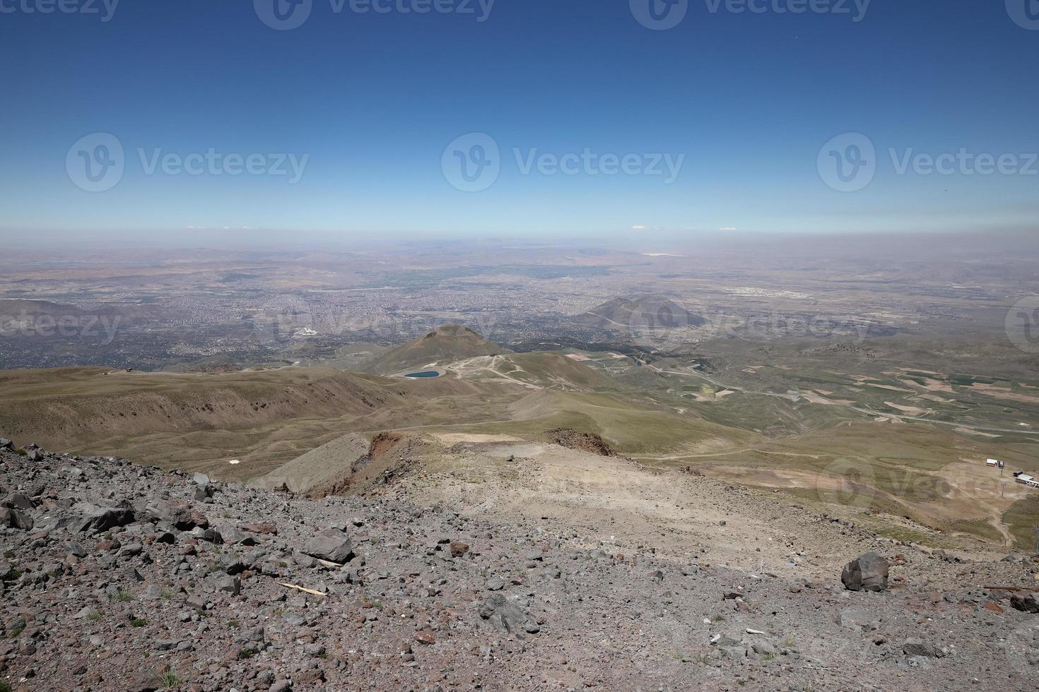 Aerial view of Kayseri, Turkey photo