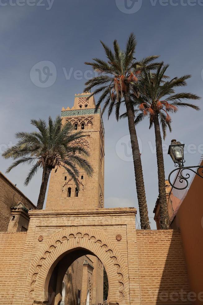 Kutubiyya Mosque in Marrakesh, Morocco photo