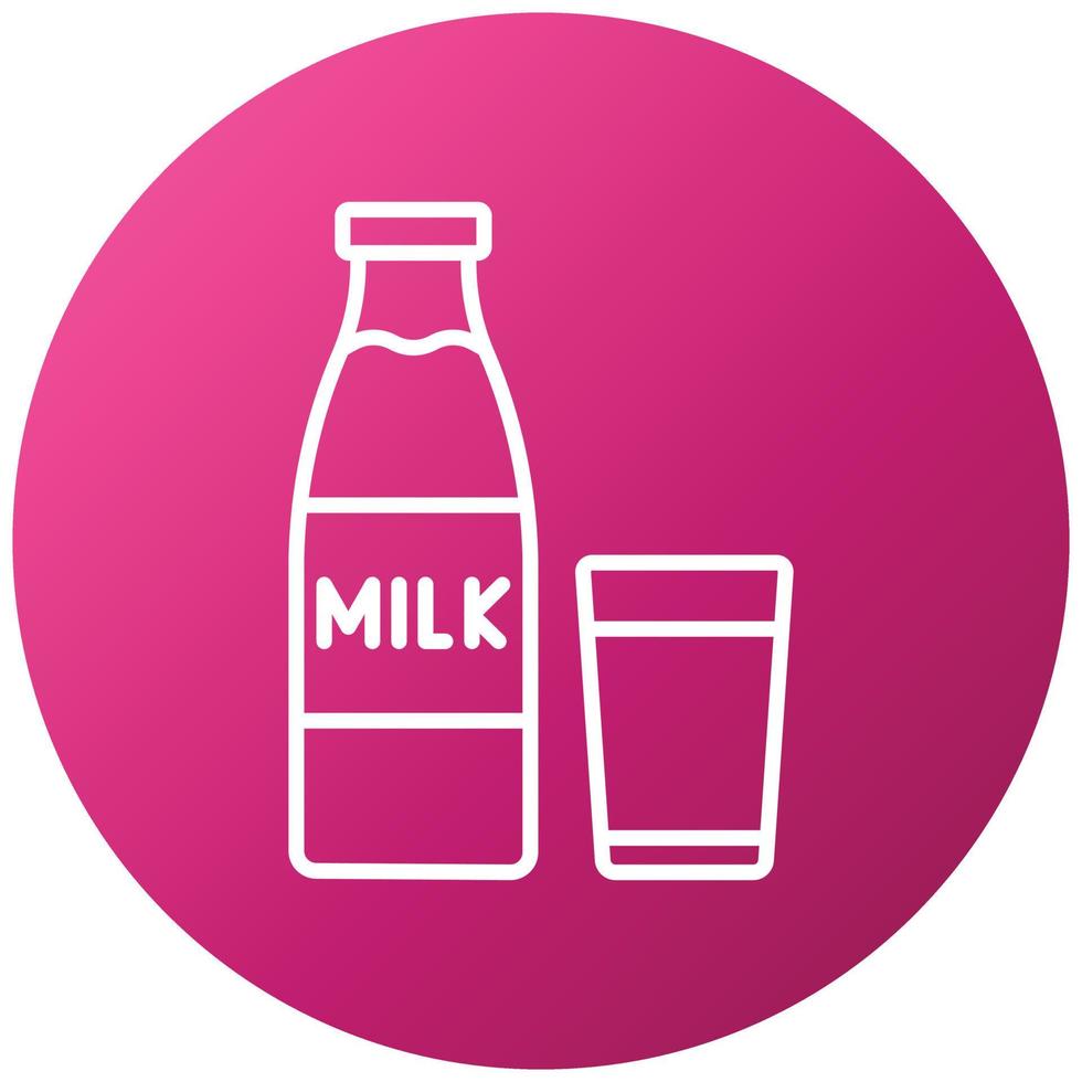 Milk Icon Style vector