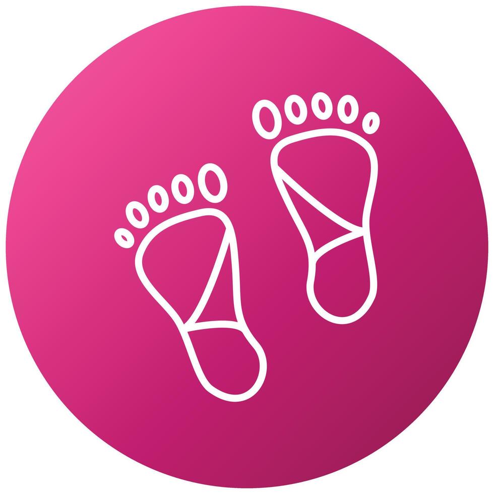 Carbon Footprint Icon Style vector