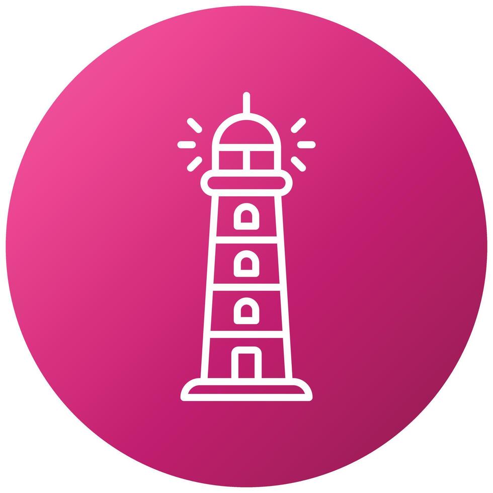 Lighthouse Icon Style vector