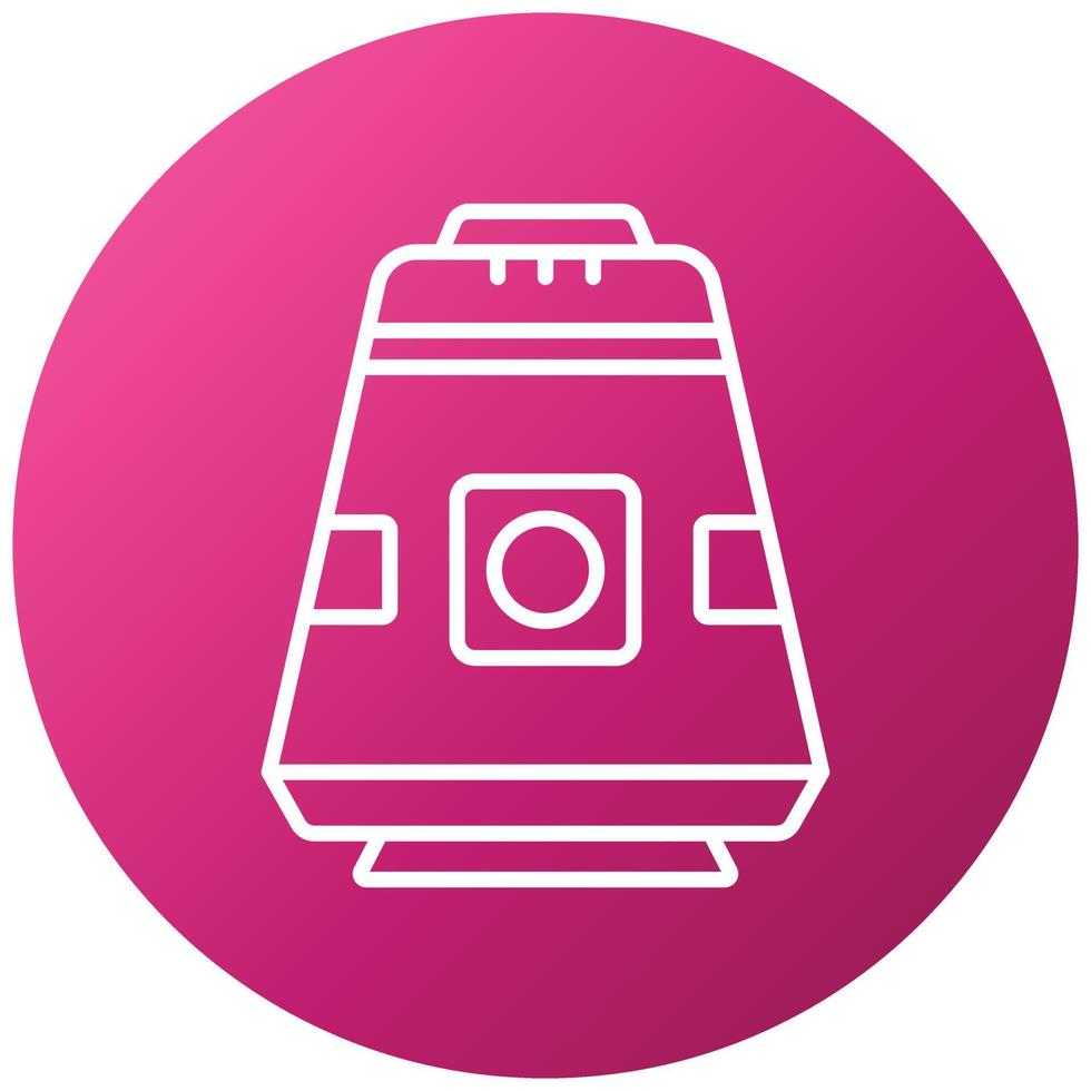 Space Capsule Icon Style vector